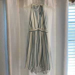 SMYM striped halter dress
